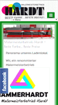 Mobile Screenshot of malermeister-hardt.de